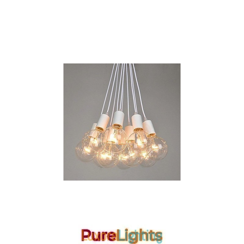 Designer Touch Decorative Country Painting Metal Chandelier