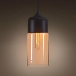 Designer Touch Decorative WestMenLights Elegant Bottle Shade DIY Ceiling Lamp Glass Pendant Lighting Edison Bulb Home