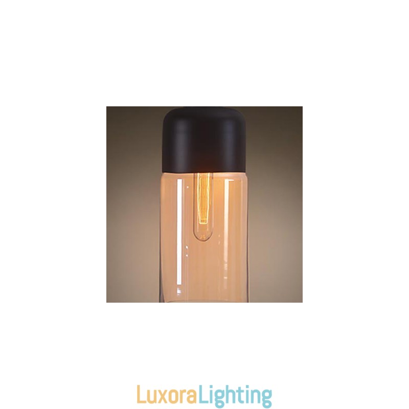 Designer Touch Decorative WestMenLights Elegant Bottle Shade DIY Ceiling Lamp Glass Pendant Lighting Edison Bulb Home