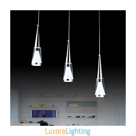 Designer Touch Decorative 3 Lights Pendant Light Modern Contemporary Metal