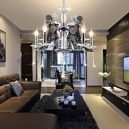 Designer Touch Decorative Chandelier Modern Contemporary Metal