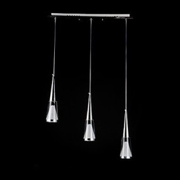 Designer Touch Decorative 3 Lights Pendant Light Modern Contemporary Metal