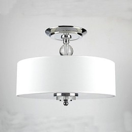 Designer Touch Decorative Modern Stylish 3 Light Pendant with Flannelette Shade