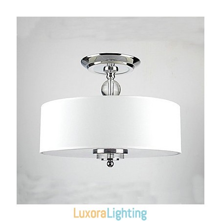 Designer Touch Decorative Modern Stylish 3 Light Pendant with Flannelette Shade