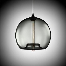 Designer Touch Decorative Retro Creative Single Head Glass Pendant Lamp Cafe In The Goldfish Bowl
