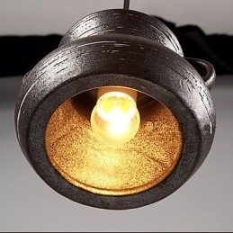 Designer Touch Decorative Personality Retro Ceramic Hanging Teahouse Chandelier lamp