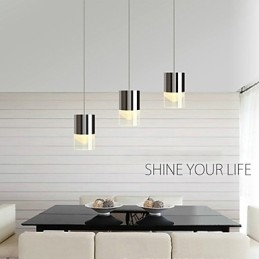 Designer Touch Decorative 3 Lights Pendant Light Modern Contemporary Metal