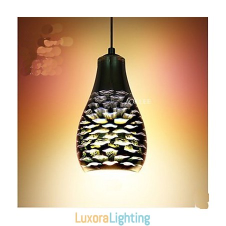 Designer Touch Decorative Simple table 3D Glass Creative Pendant