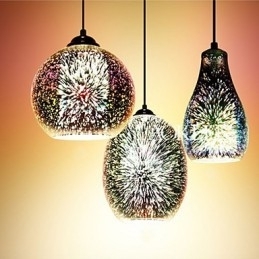 Designer Touch Decorative Simple table 3D Glass Creative Pendant