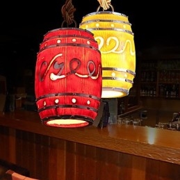 Designer Touch Decorative Modern Minimalist Decoration Cask Resin Chandelier