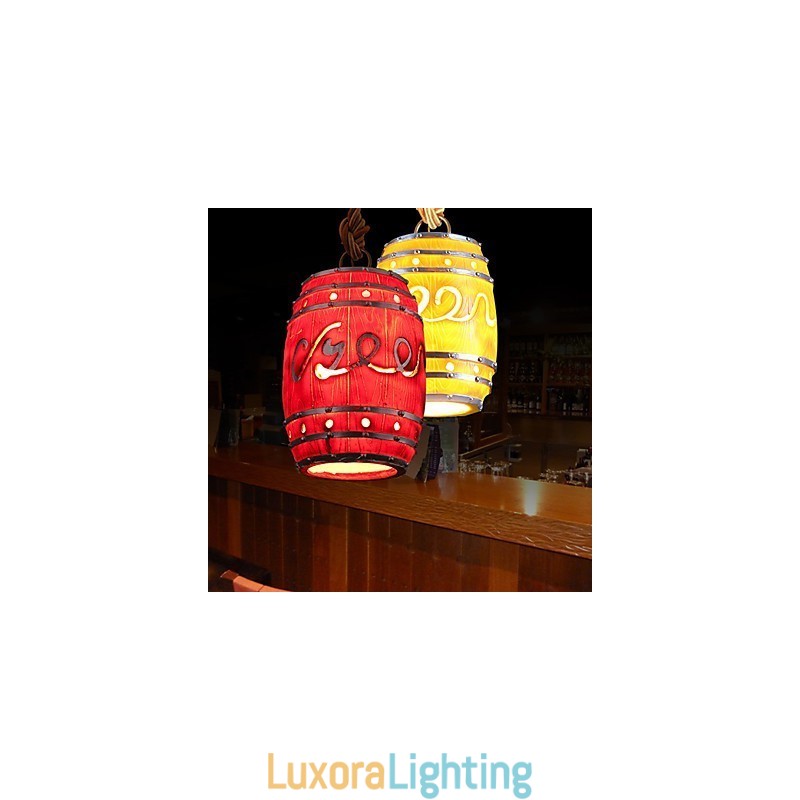 Designer Touch Decorative Modern Minimalist Decoration Cask Resin Chandelier