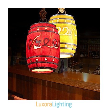 Designer Touch Decorative Modern Minimalist Decoration Cask Resin Chandelier