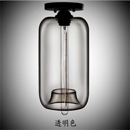 Designer Touch Decorative Retro Creative Single Head Glass Pendant Lamp Cafe In The Goldfish Bowl