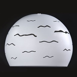 Designer Touch Decorative Simple Modern Creative of Real White Iron lighting