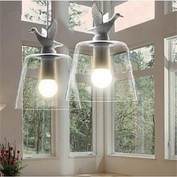 Designer Touch Decorative American Style Retro Creative Single Head Glass lamp the Nordic Cafe