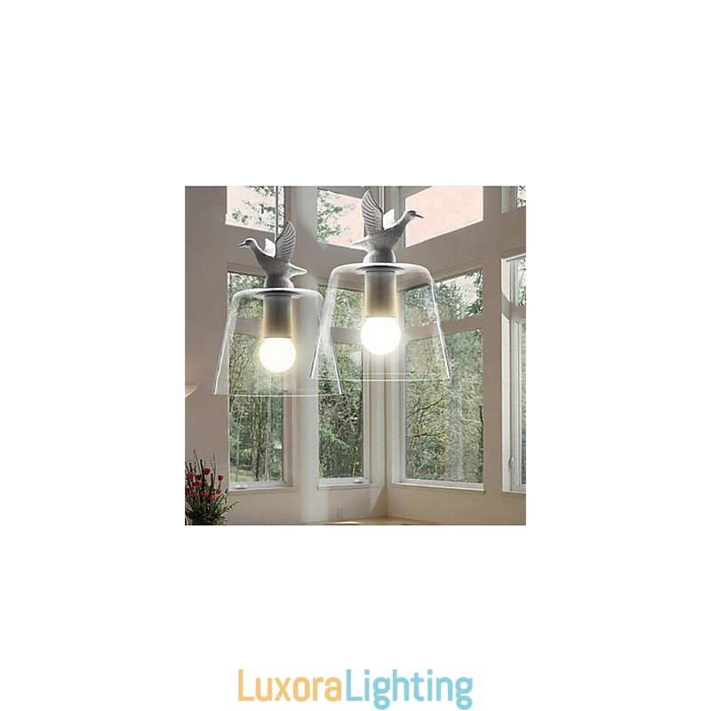 Designer Touch Decorative American Style Retro Creative Single Head Glass lamp the Nordic Cafe