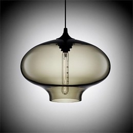 Designer Touch Decorative Retro Creative Single Head Glass Pendant Lamp Cafe In The Goldfish Bowl