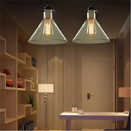 Designer Touch Decorative American Style Retro Creative Single Head Glass lamp the Nordic Cafe