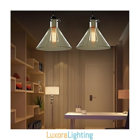 Designer Touch Decorative American Style Retro Creative Single Head Glass lamp the Nordic Cafe