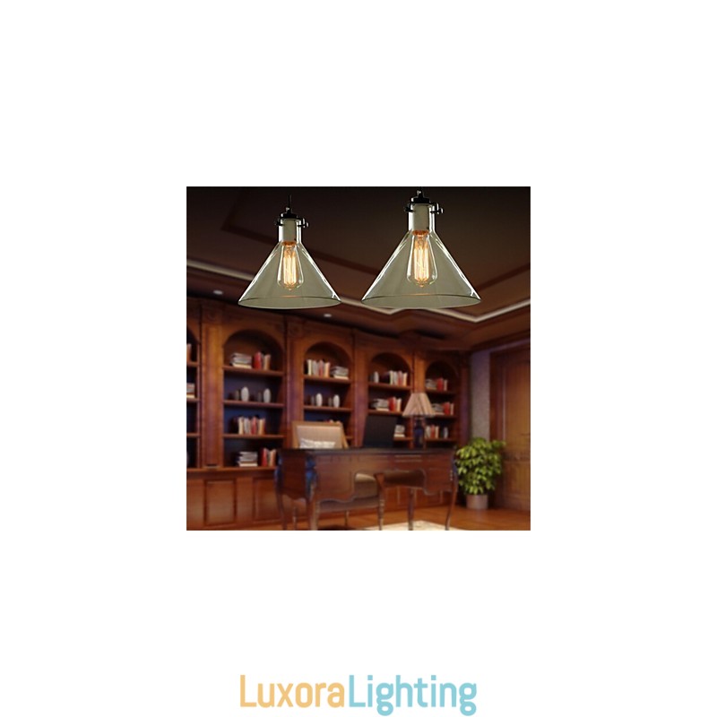 Designer Touch Decorative American Style Retro Creative Single Head Glass lamp the Nordic Cafe