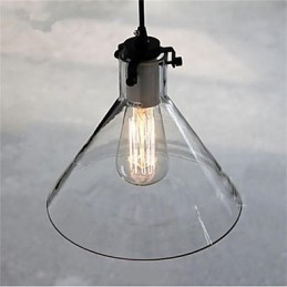 Designer Touch Decorative American Style Retro Creative Single Head Glass lamp the Nordic Cafe