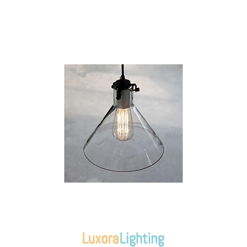 Designer Touch Decorative American Style Retro Creative Single Head Glass lamp the Nordic Cafe