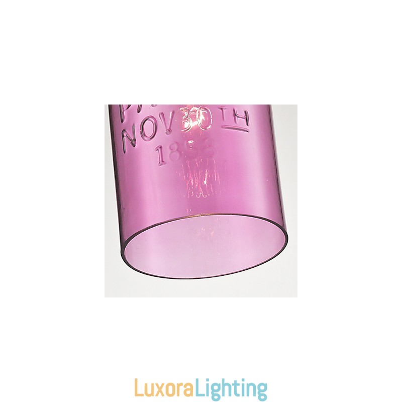 Designer Touch Decorative 1 Light Modern Glass Pendant Light in Transparent Bubble Design