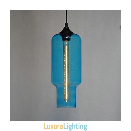 Designer Touch Decorative Modern Glass Pendant Light in Brown Bubble Design