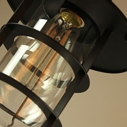 Designer Touch Decorative Retro Mini Style Painting Metal Pendant Light