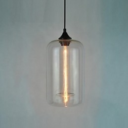 Designer Touch Decorative Bottle Design Pendant 1 Light Minimalist Iron Painting