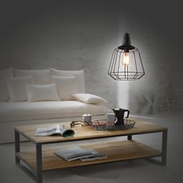 Designer Touch Decorative Rustic Lodge Retro Country Mini Style Painting Metal Pendant Light Garage