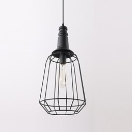 Designer Touch Decorative Rustic Lodge Retro Country Mini Style Painting Metal Pendant Light Garage