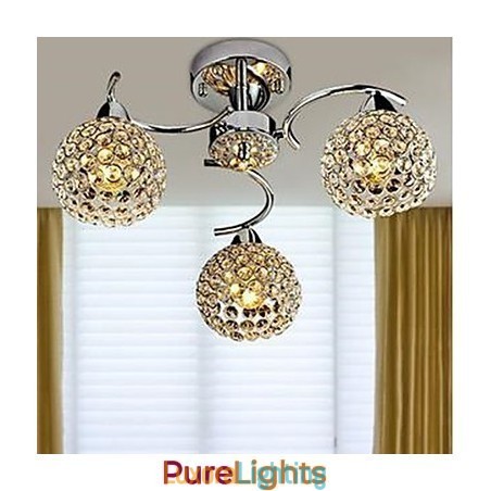 Designer Touch Decorative Dome Light of Modern Crystal Absorb Dome Light Meals Chandelier Droplight Sitting