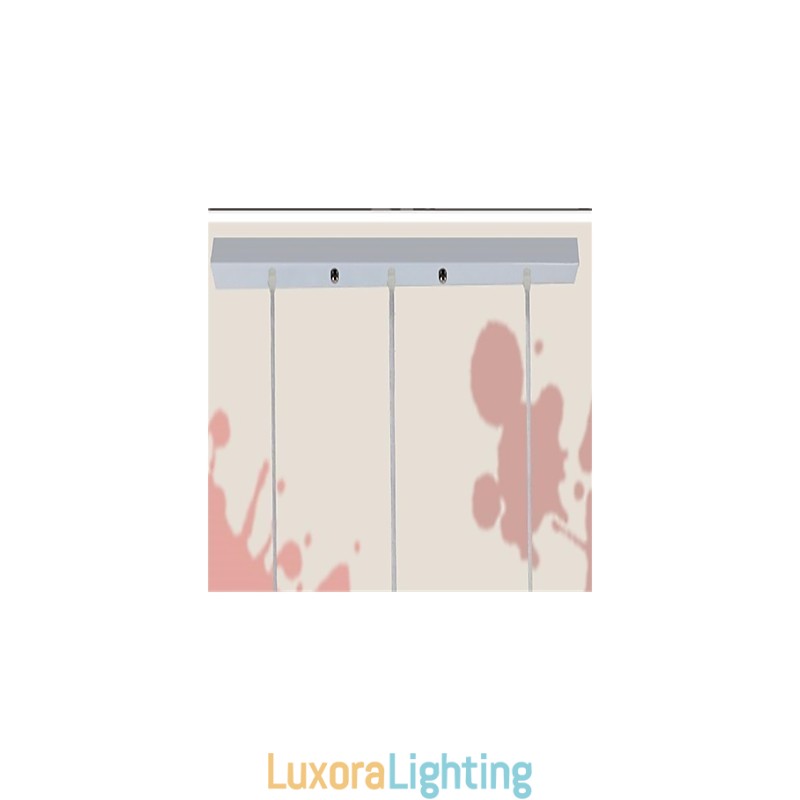 Designer Touch Decorative Americange Red 3 Head Meal Pendant