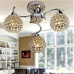 Designer Touch Decorative Dome Light of Modern Crystal Absorb Dome Light Meals Chandelier Droplight Sitting