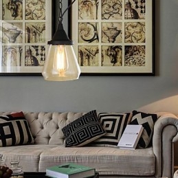 Designer Touch Decorative Pendant Lights Traditional Classic Vintage Retro Country Garage Metal