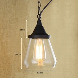 Designer Touch Decorative Pendant Lights Traditional Classic Vintage Retro Country Garage Metal