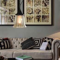 Designer Touch Decorative Pendant Lights Traditional Classic Vintage Retro Country Garage Metal