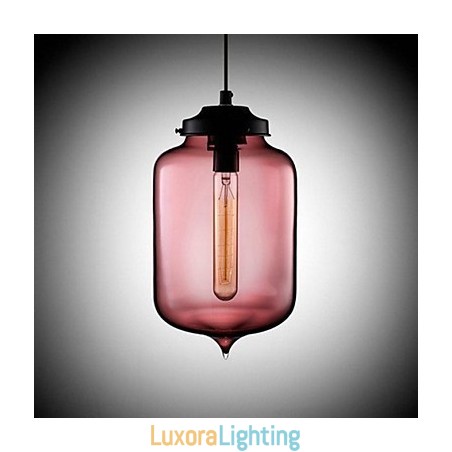 Designer Touch Decorative Bottle Design Pendant 1 Light Minimalist Iron Painting