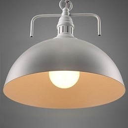 Designer Touch Decorative Rustic Lodge Painting Metal Pendant Light