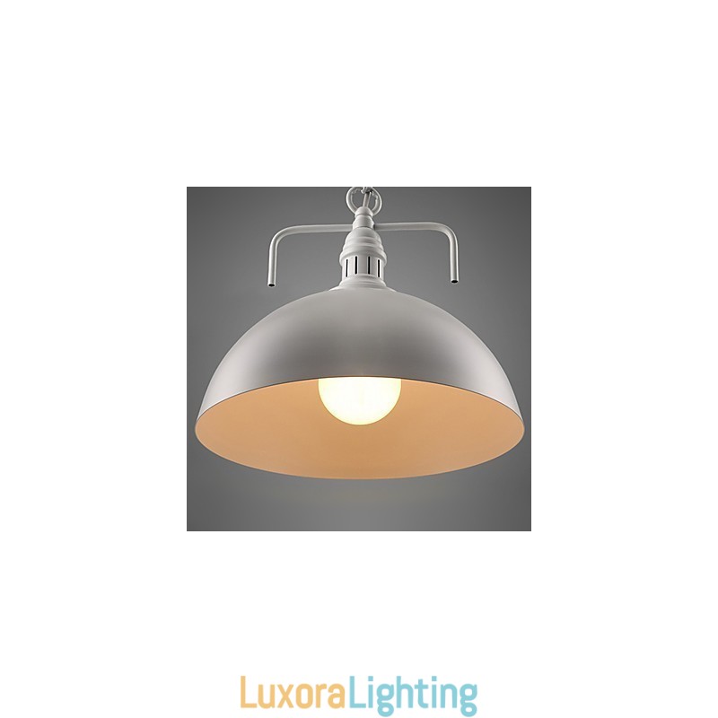 Designer Touch Decorative Rustic Lodge Painting Metal Pendant Light