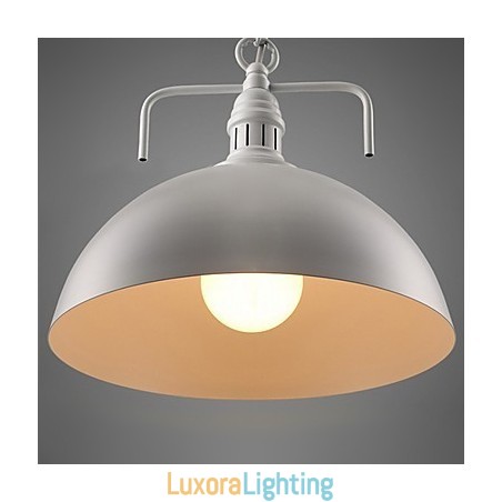 Designer Touch Decorative Rustic Lodge Painting Metal Pendant Light