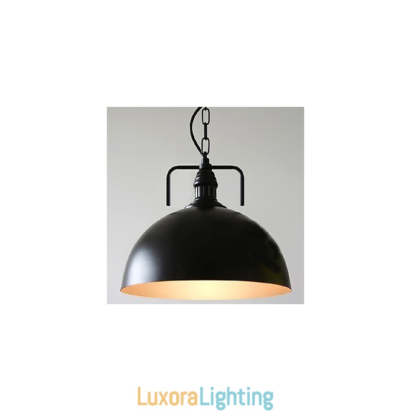 Designer Touch Decorative Rustic Lodge Painting Metal Pendant Light