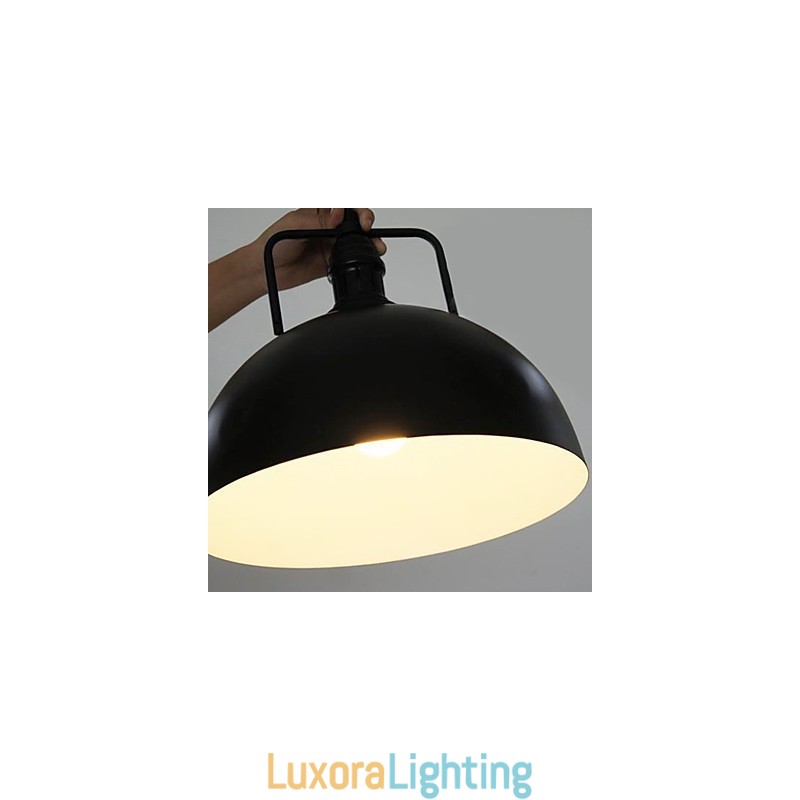 Designer Touch Decorative Rustic Lodge Painting Metal Pendant Light