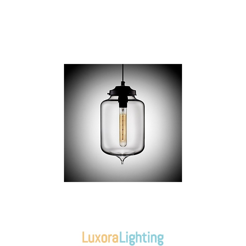 Designer Touch Decorative Retro Creative Single Head Glass Pendant Lamp Cafe In The Goldfish Bowl