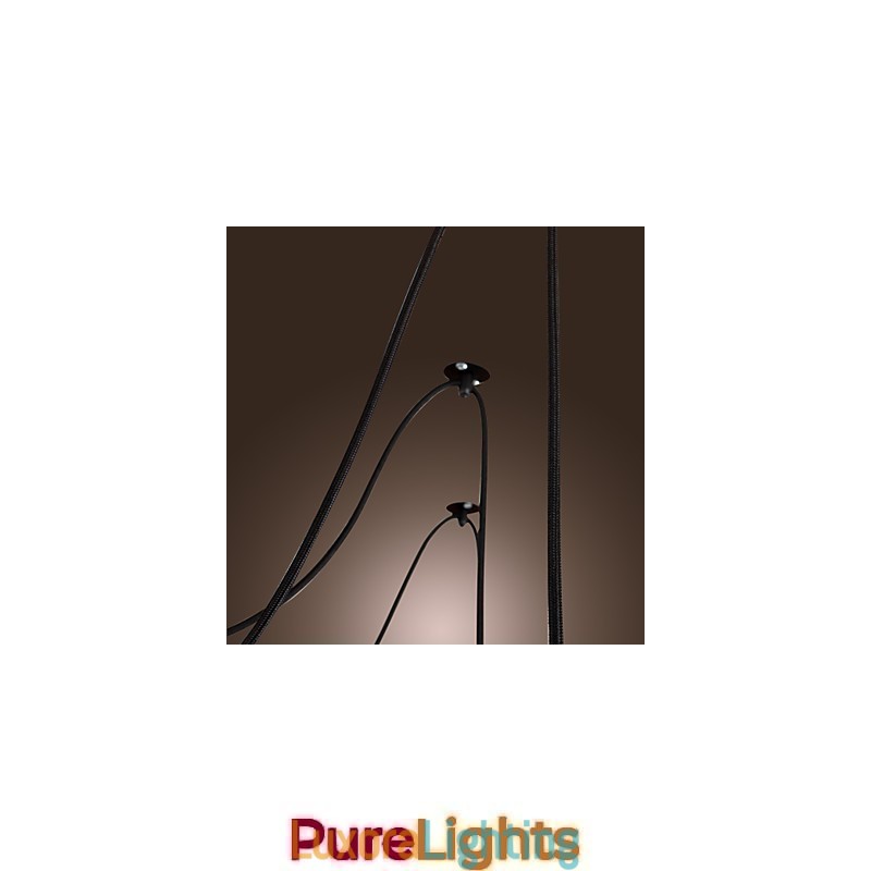 Designer Touch Decorative Chandelier Vintage Design Bulbs Included Living 10 Lights Pendant Light