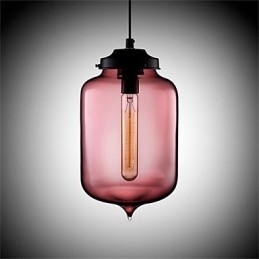 Designer Touch Decorative Retro Creative Single Head Glass Pendant Lamp Cafe In The Goldfish Bowl