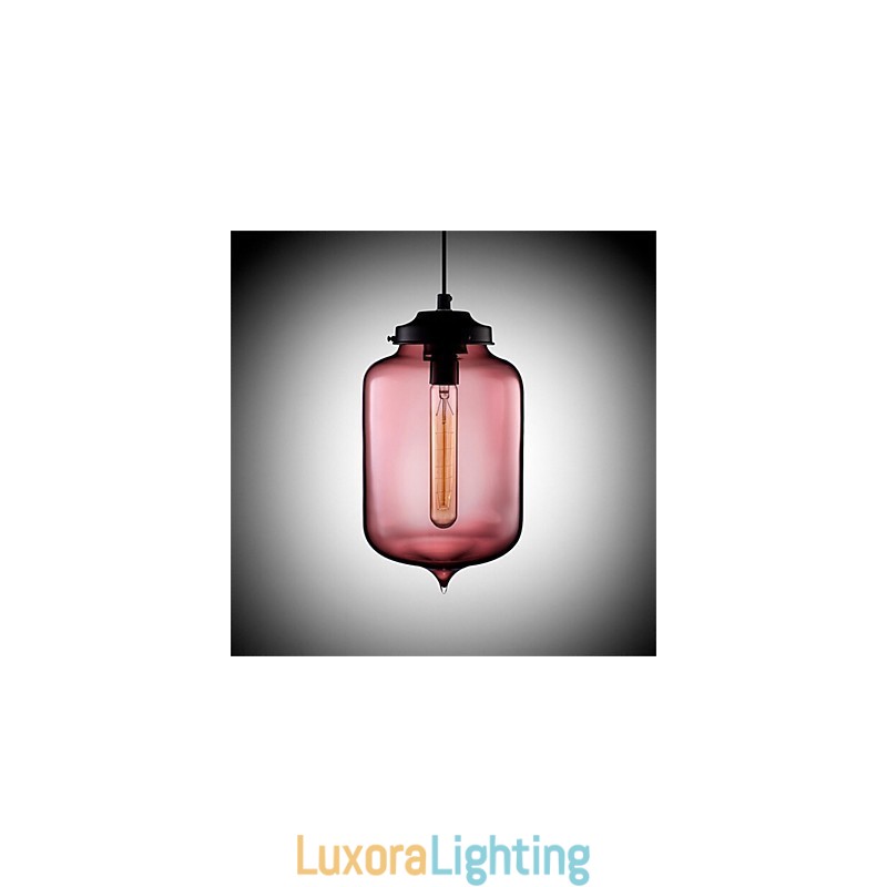 Designer Touch Decorative Retro Creative Single Head Glass Pendant Lamp Cafe In The Goldfish Bowl