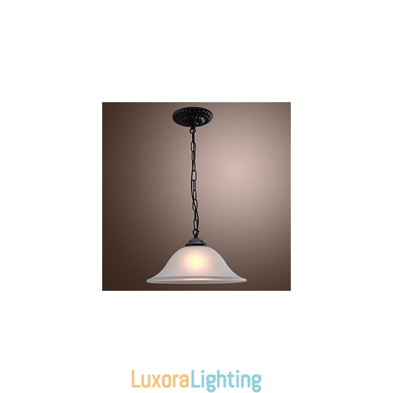 Designer Touch Decorative Traditional Classic Bowl Mini Style Bronze Pendant Light