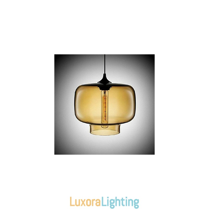 Designer Touch Decorative Bottle Design Pendant 1 Light Concise Iron Painting